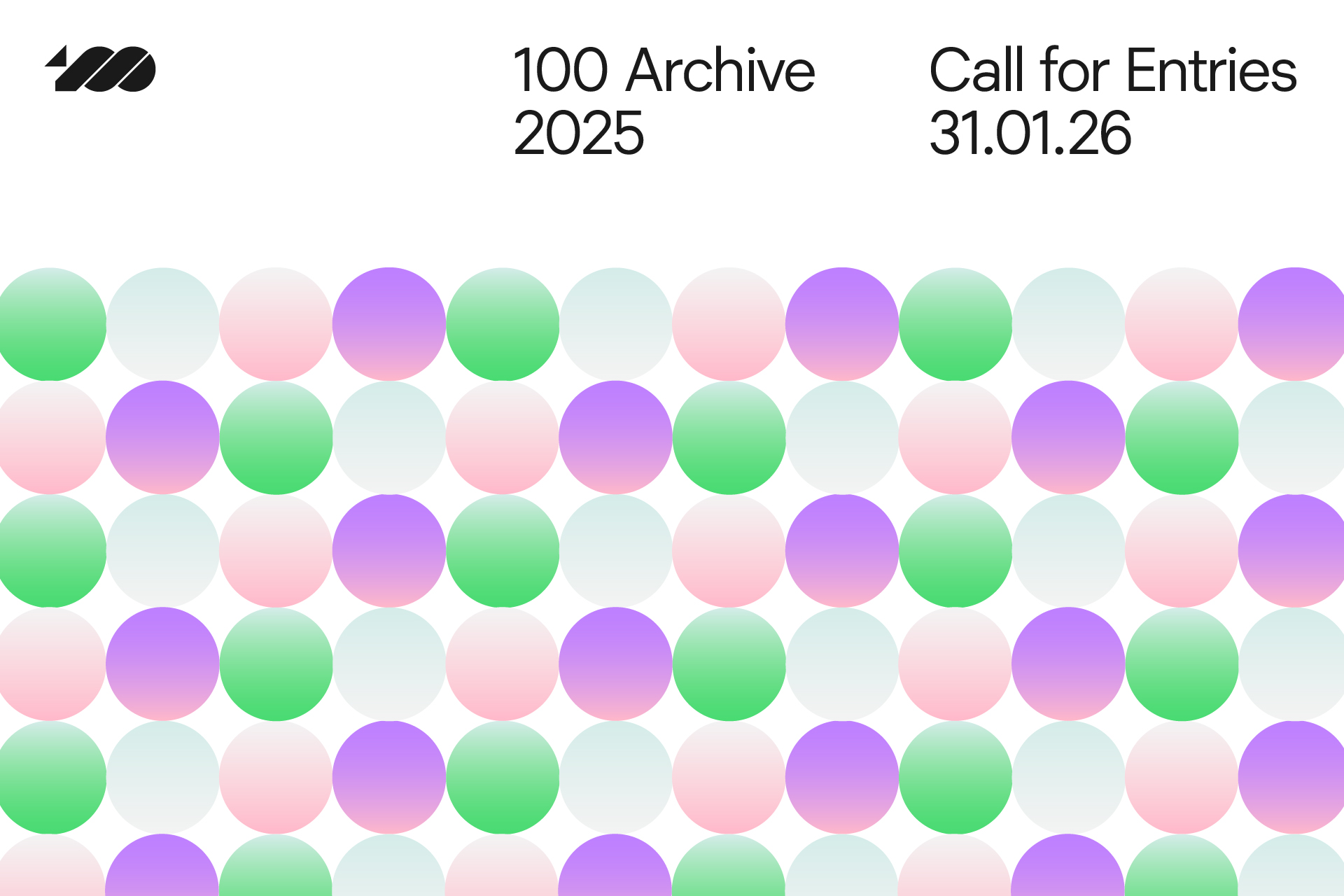 Cover image: The 2025 Open Call is here — help shape 100 Archive