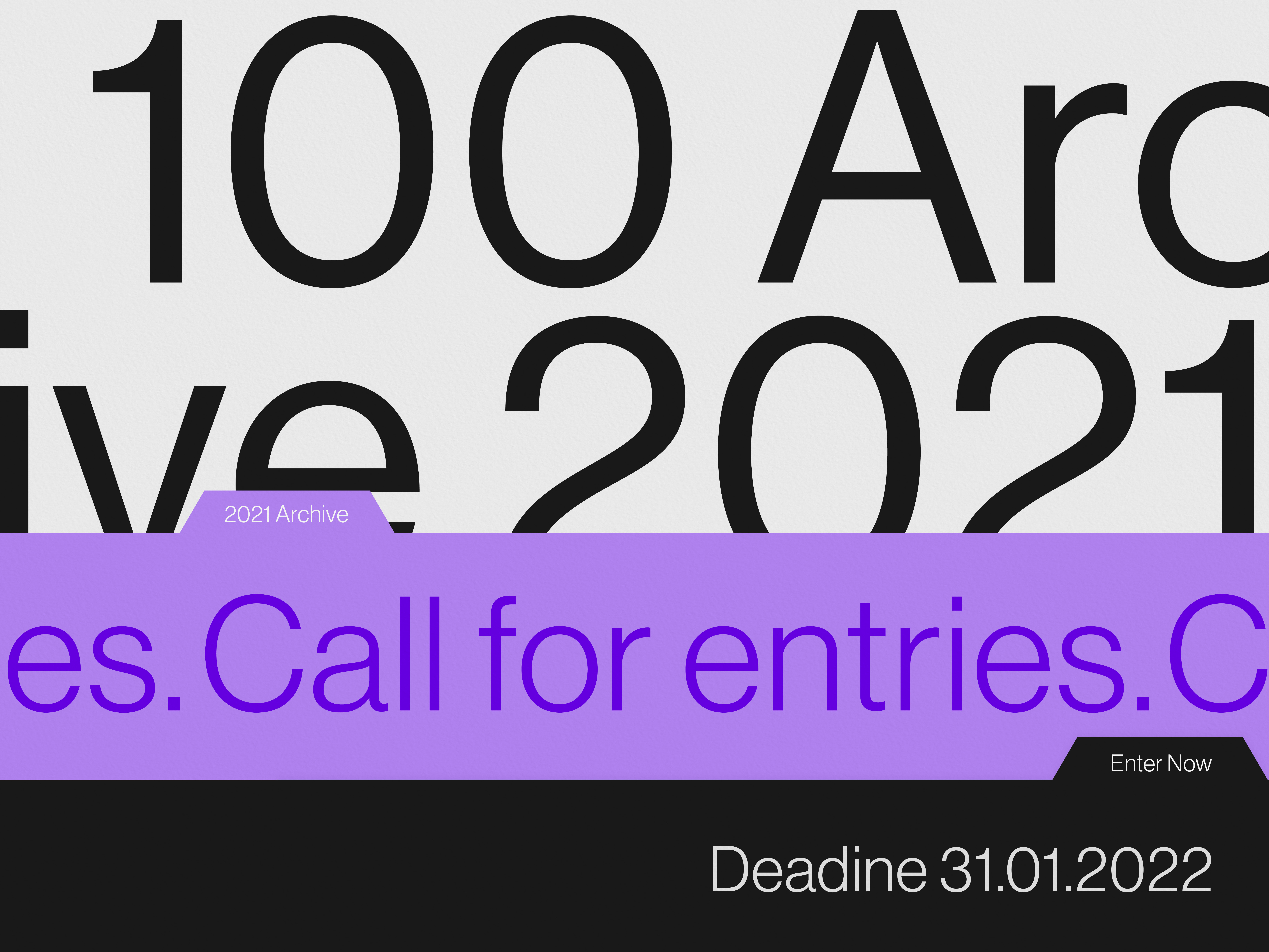 Cover image: Call for Entries 2021