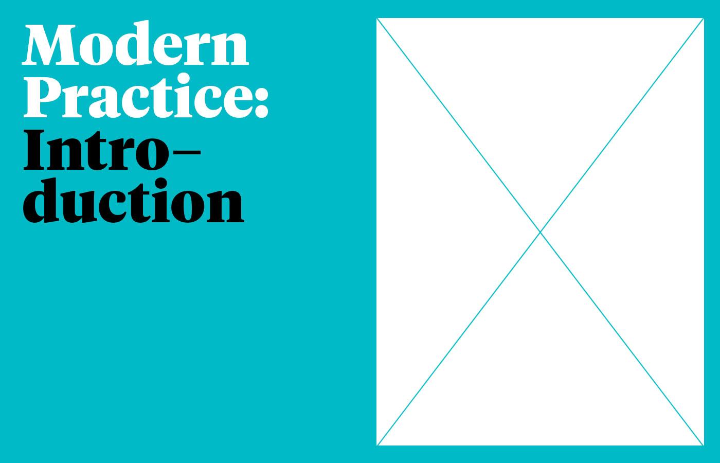 Cover image: Modern Practice