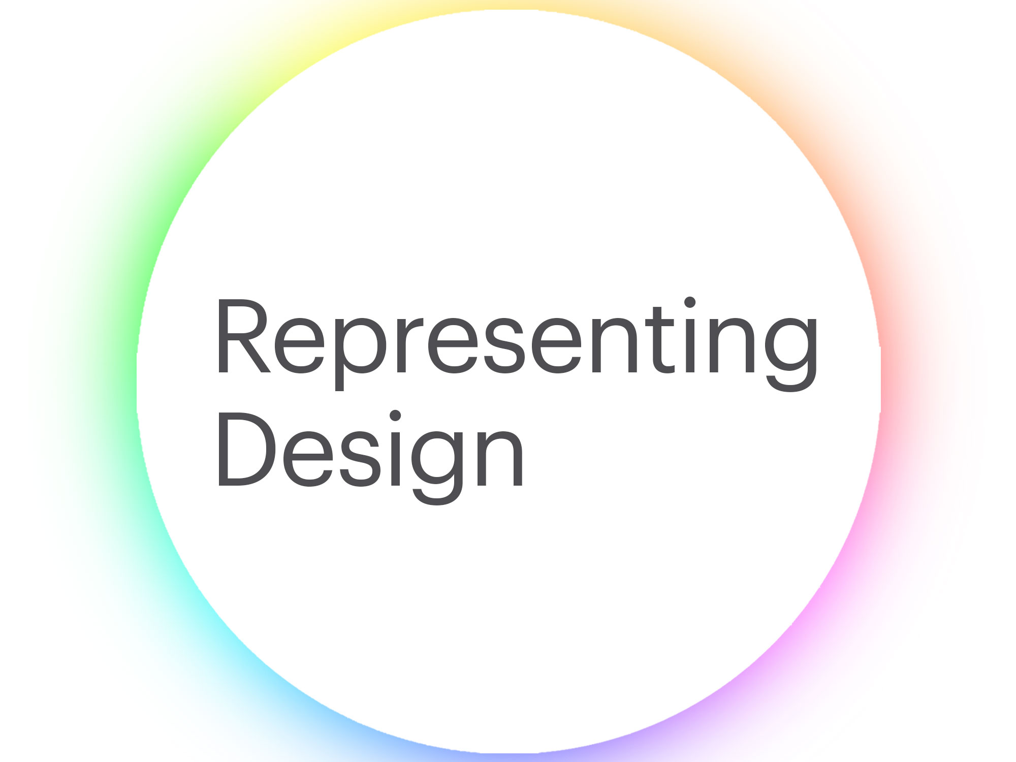 Cover image: Representing Design