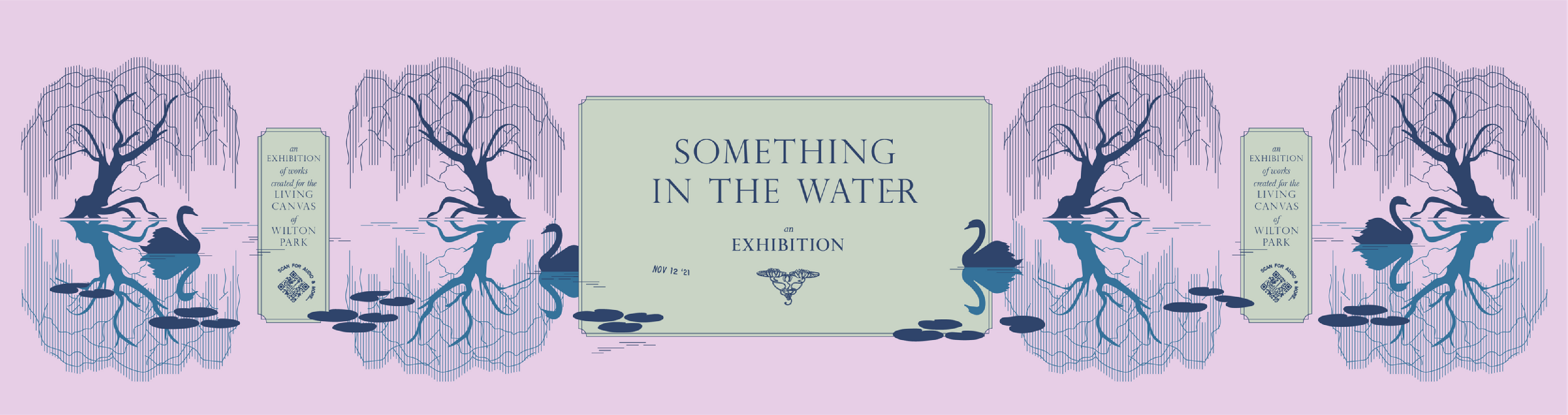 Cover image: Something in the Water — Digital Exhibition Identity