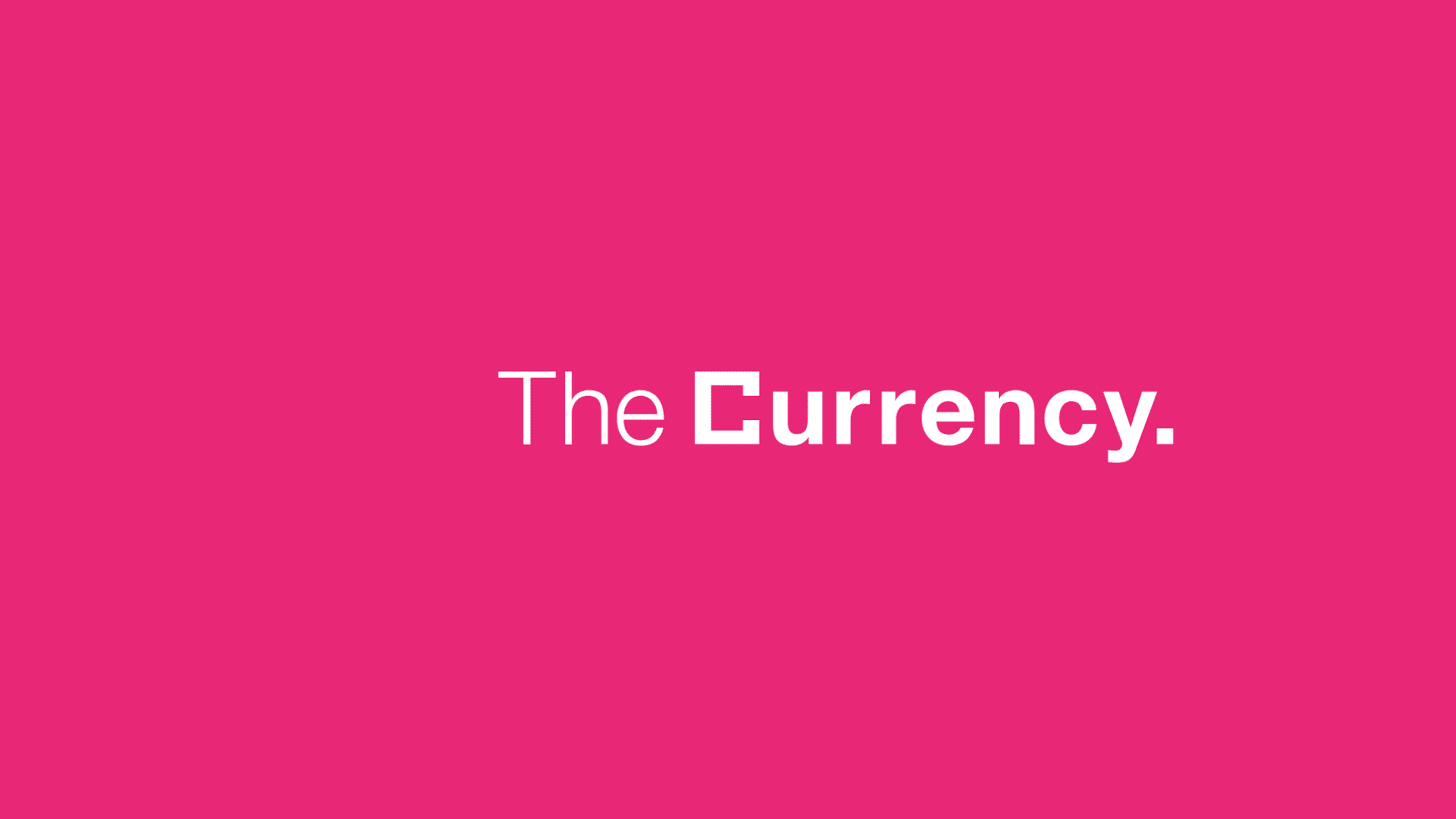 Cover image: The Currency
