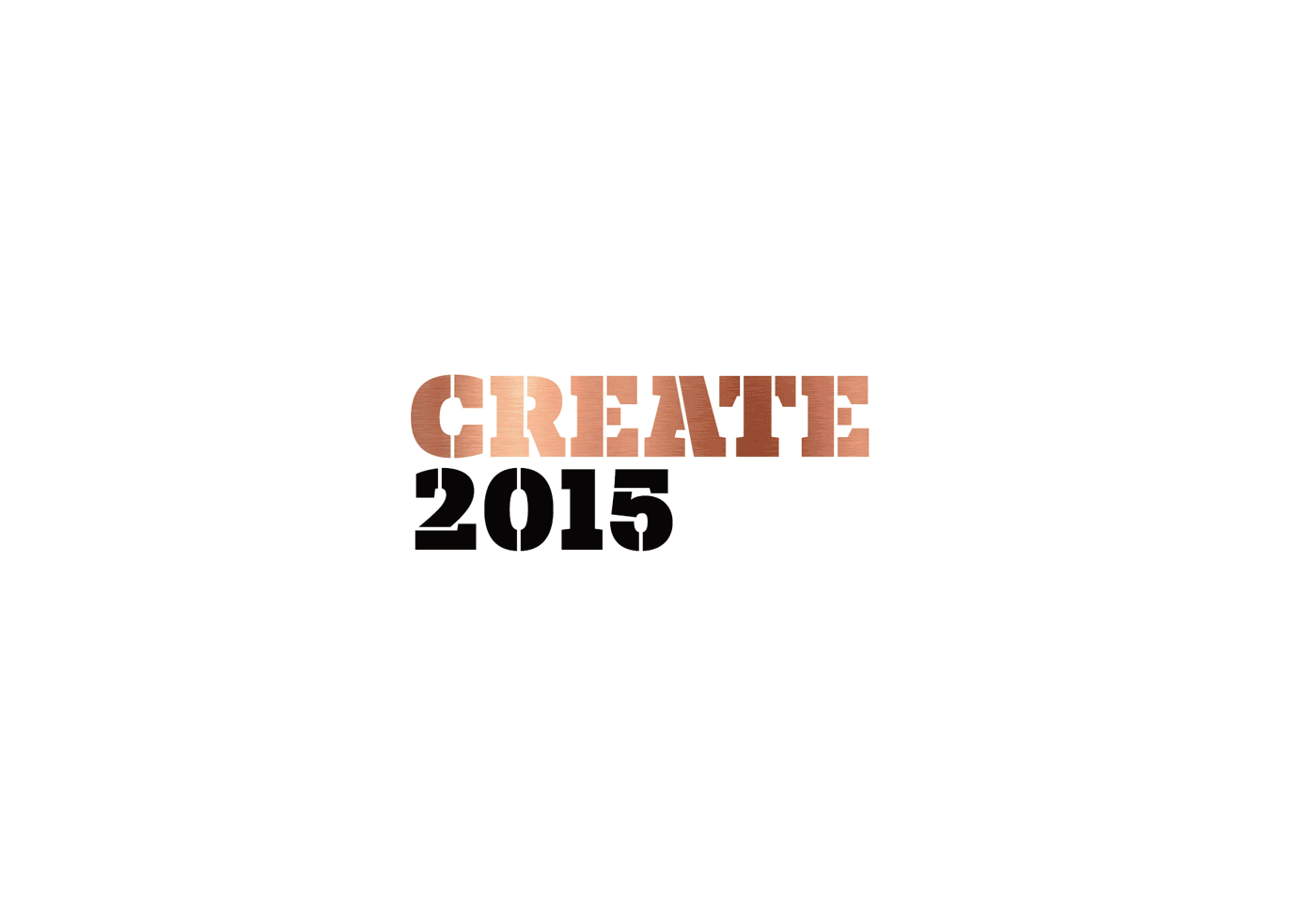 Cover image: CREATE 2015