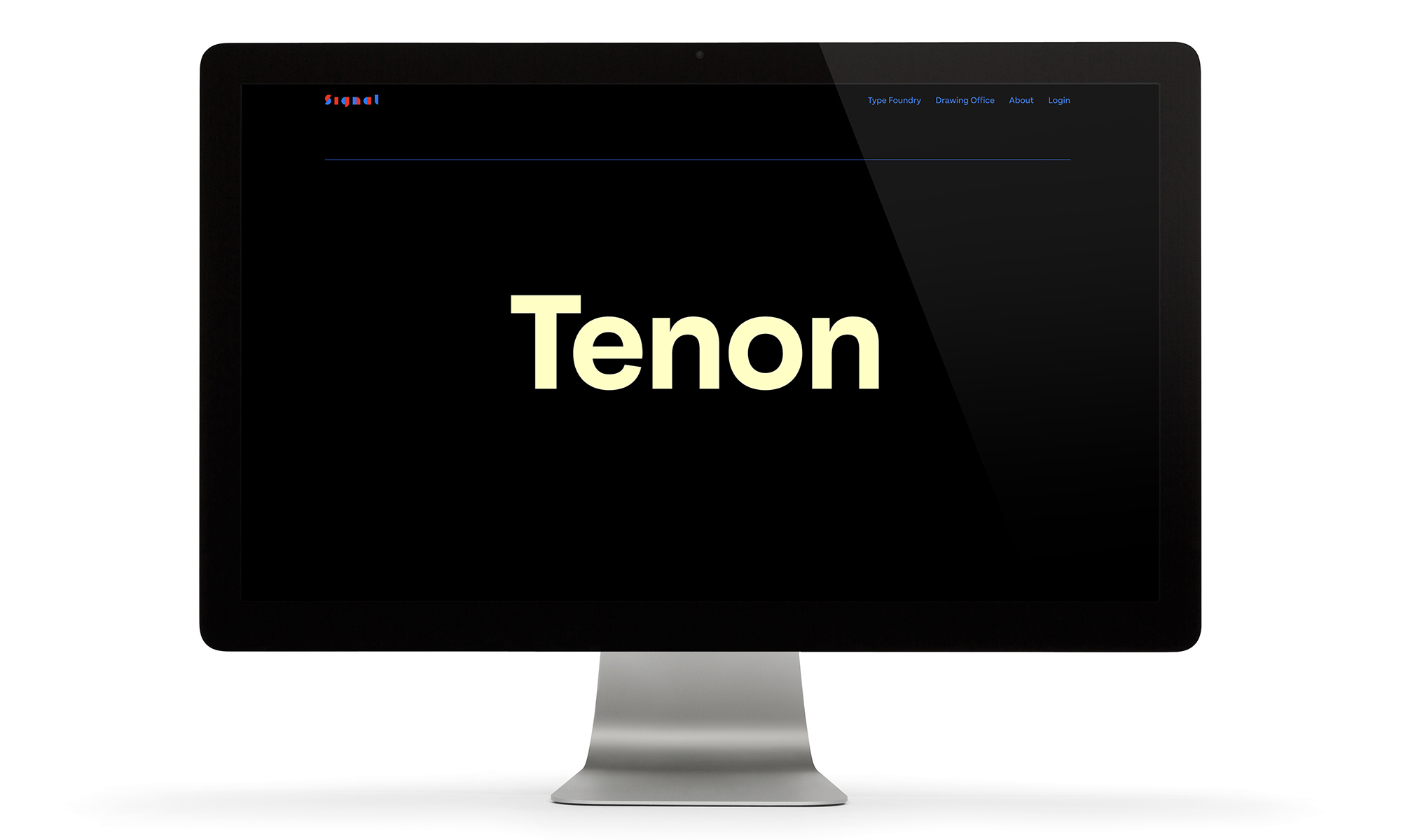 Cover image: Signal Type Foundry Website