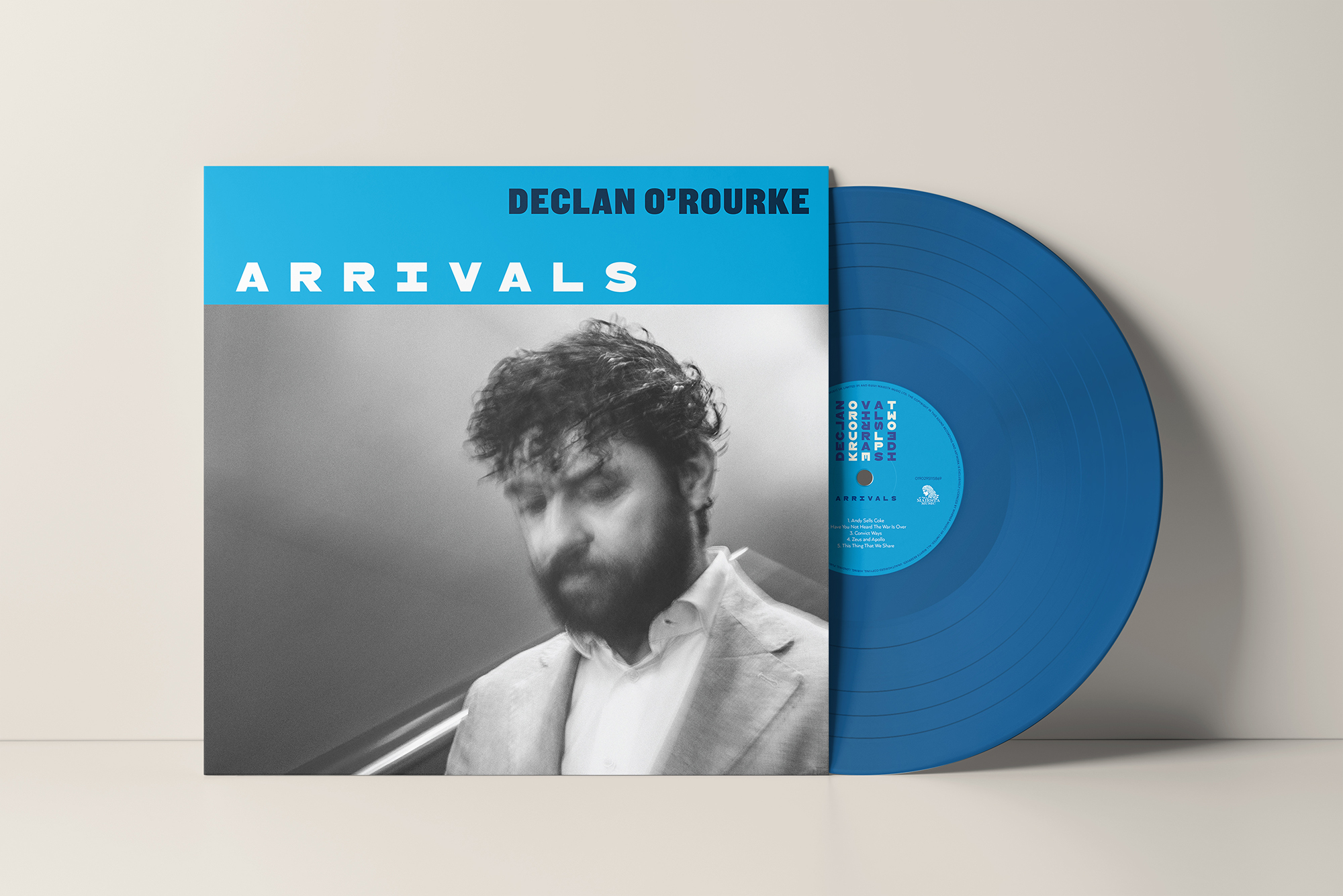 Cover image: 'Arrivals' album by Declan O'Rourke