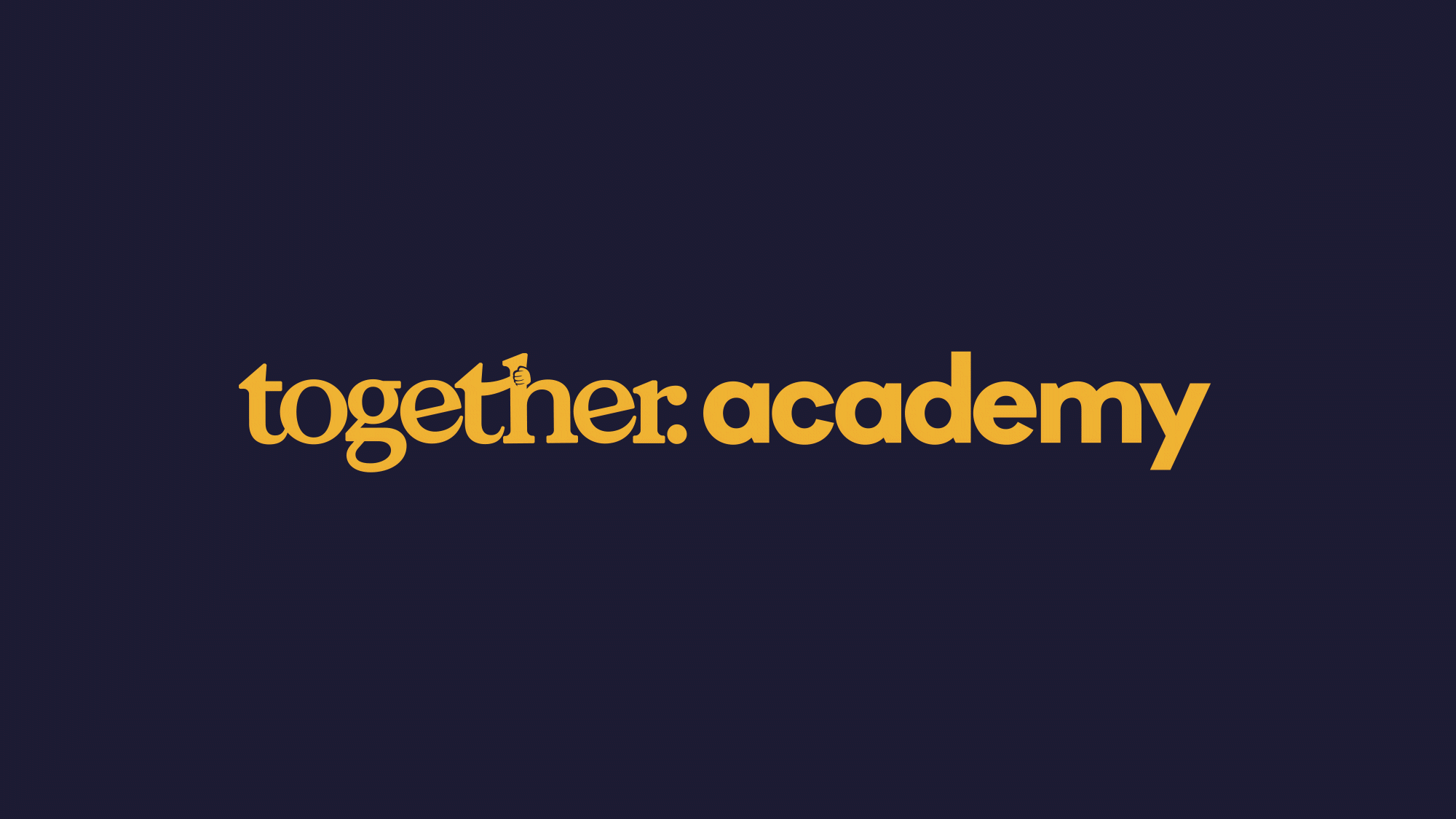 Cover image: Together Academy Brand Identity