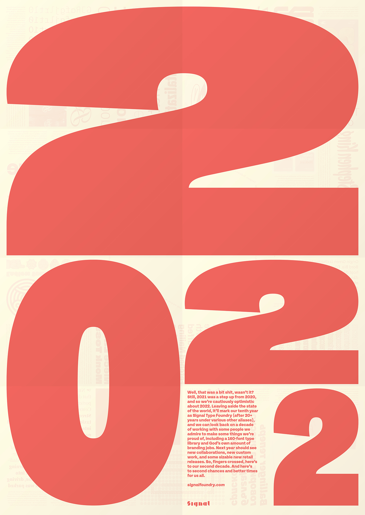 Cover image: 2022 Signal Type Foundry Posterzine