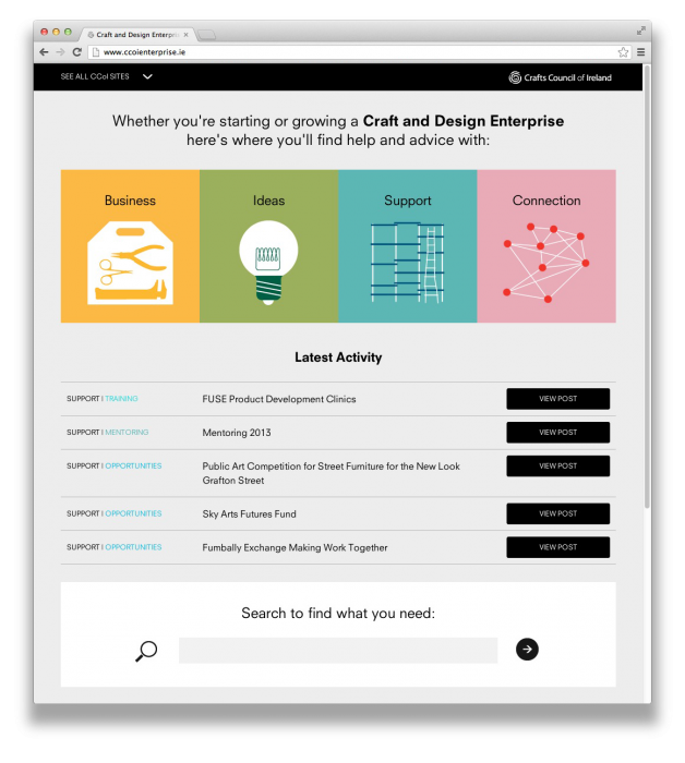 Cover image: CCoI Enterprise Website