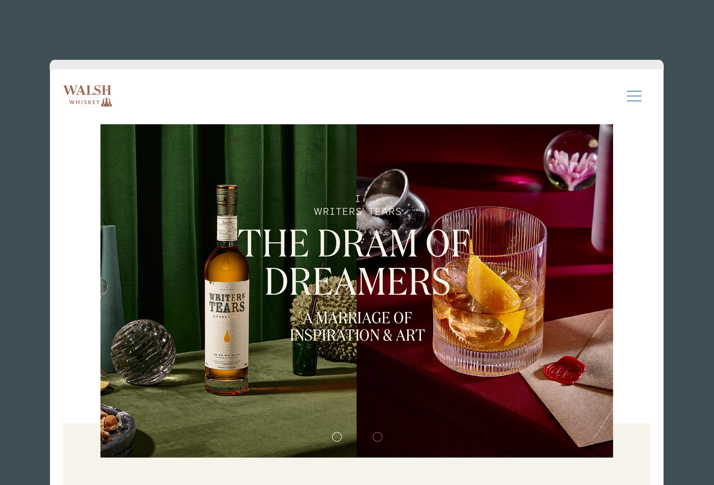 Cover image: Walsh Whiskey Website