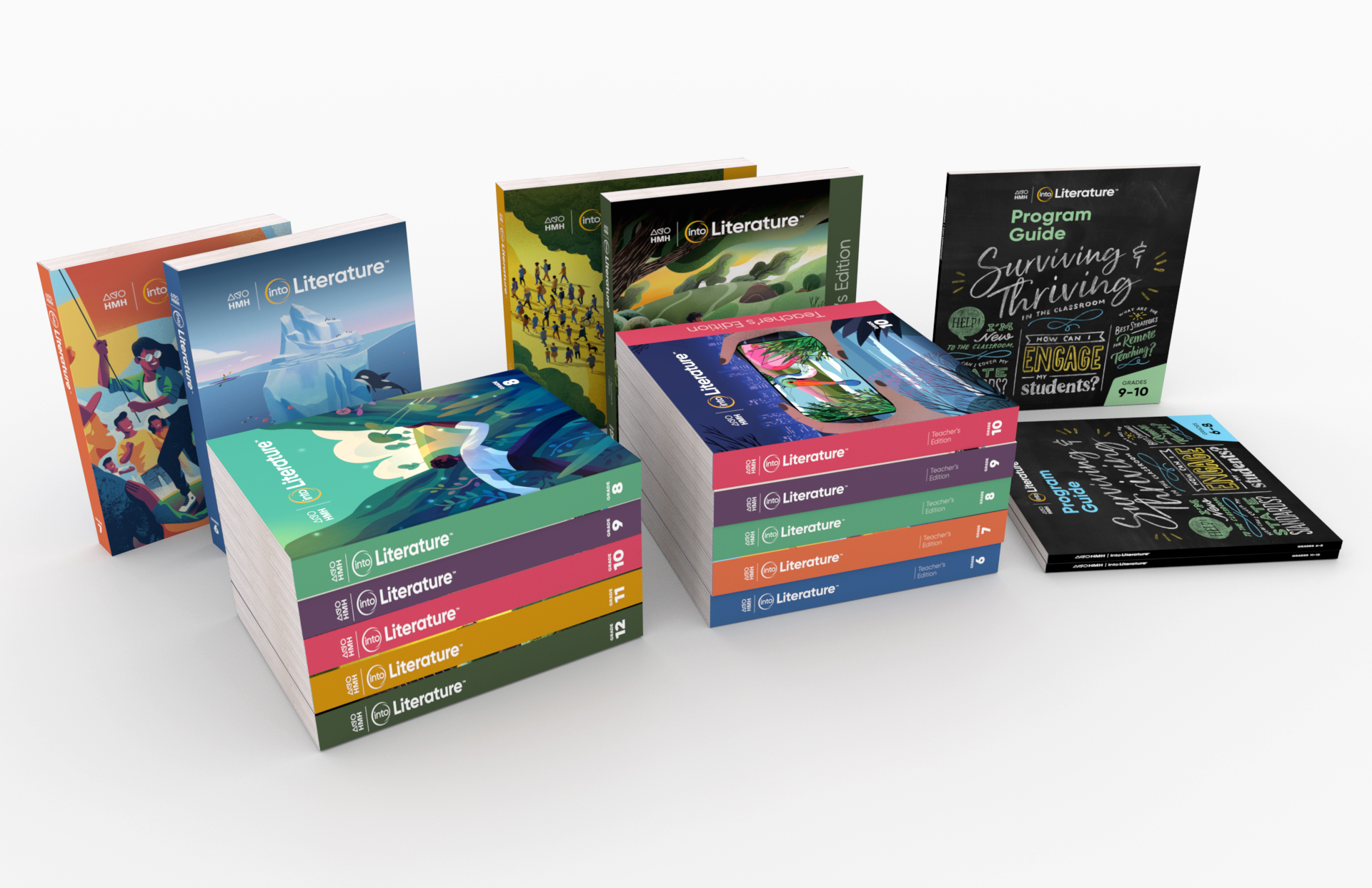 Cover image: Into Literature (Florida) curriculum books, Grades 6-12