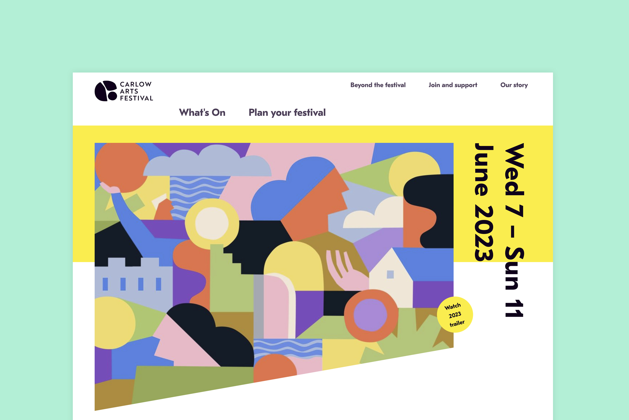 Cover image: Carlow Arts Festival Website