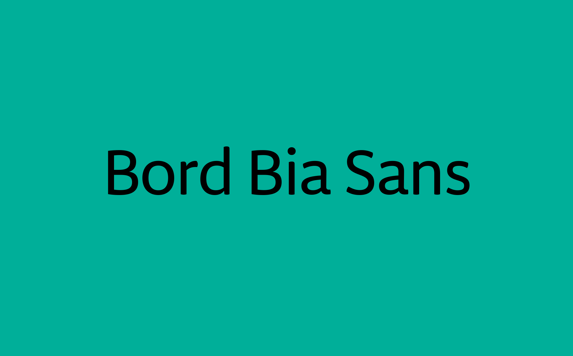 Cover image: Bord Bia Sans