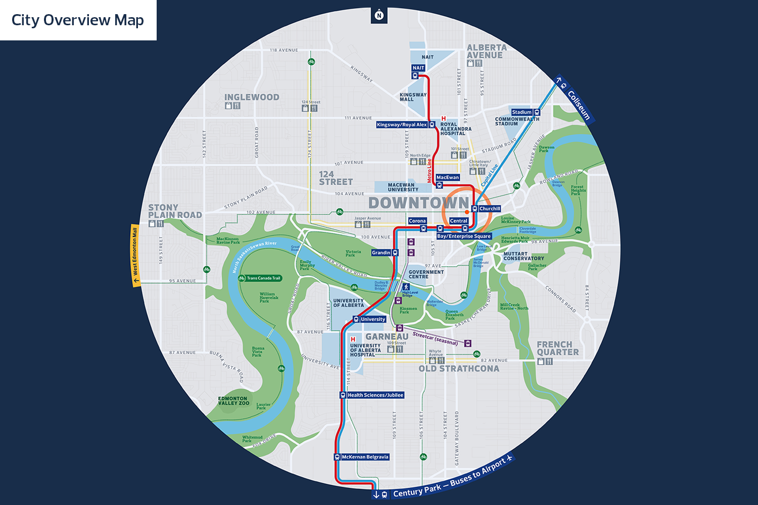 Cover image: City of Edmonton Pedestrian Wayfinding