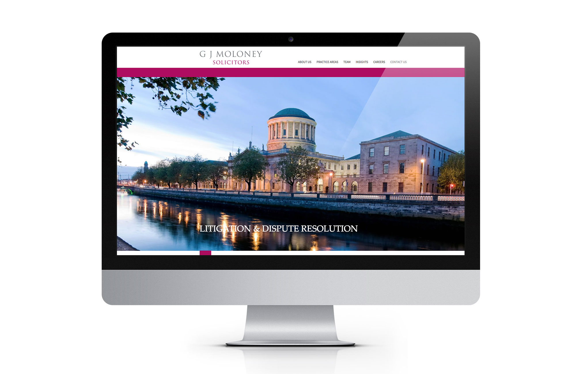 Cover image: GJ Moloney Solicitors Website