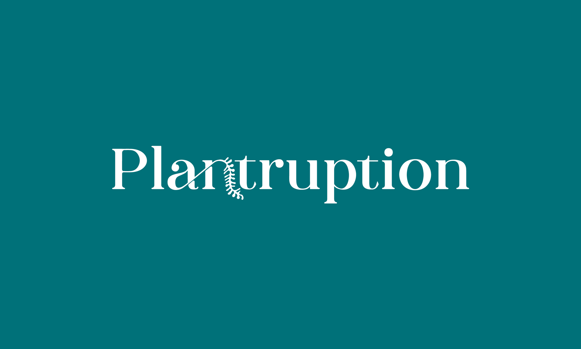 Cover image: Plantruption