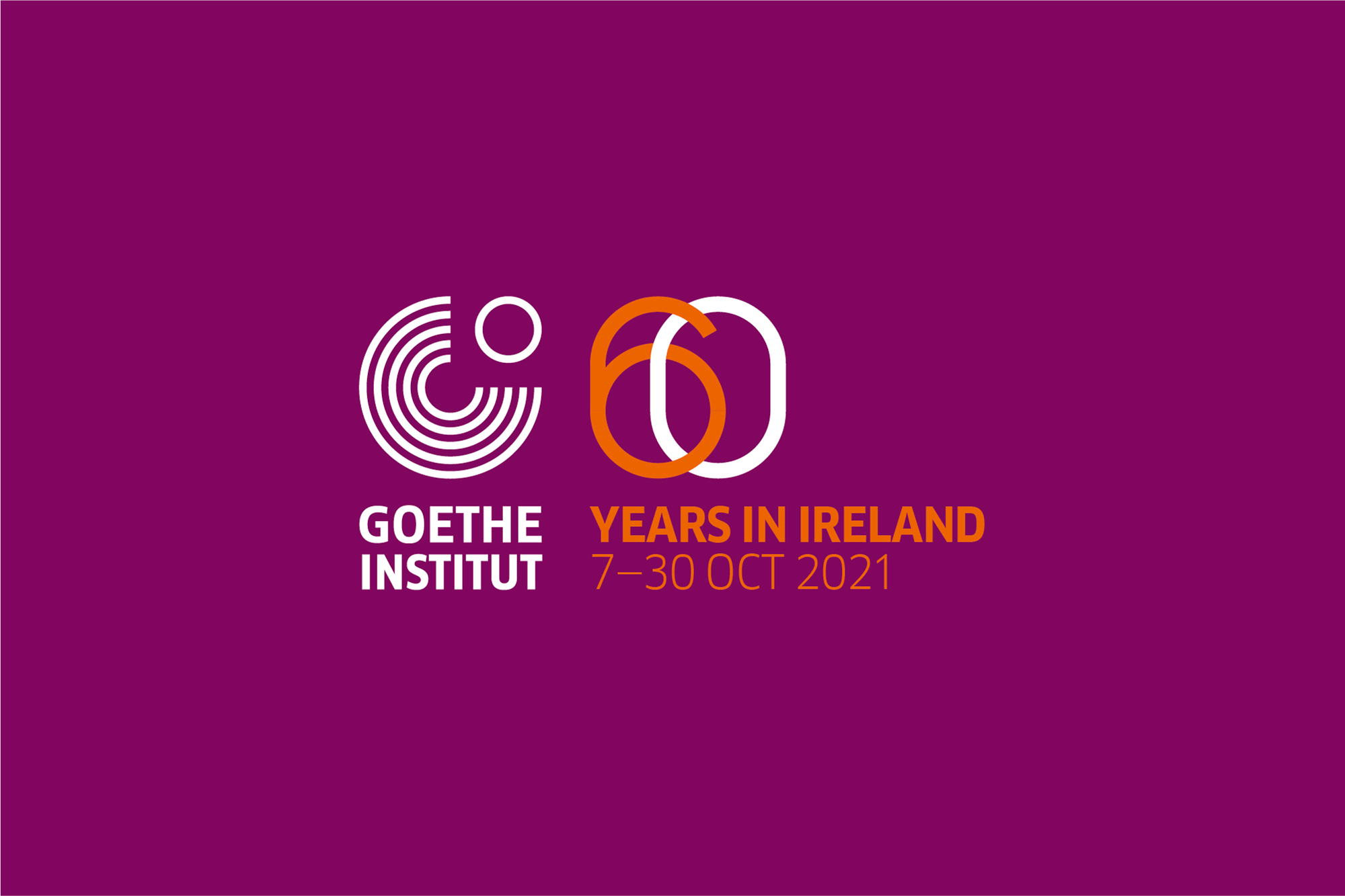 Cover image: Goethe-Institut Irland 60th Anniversary