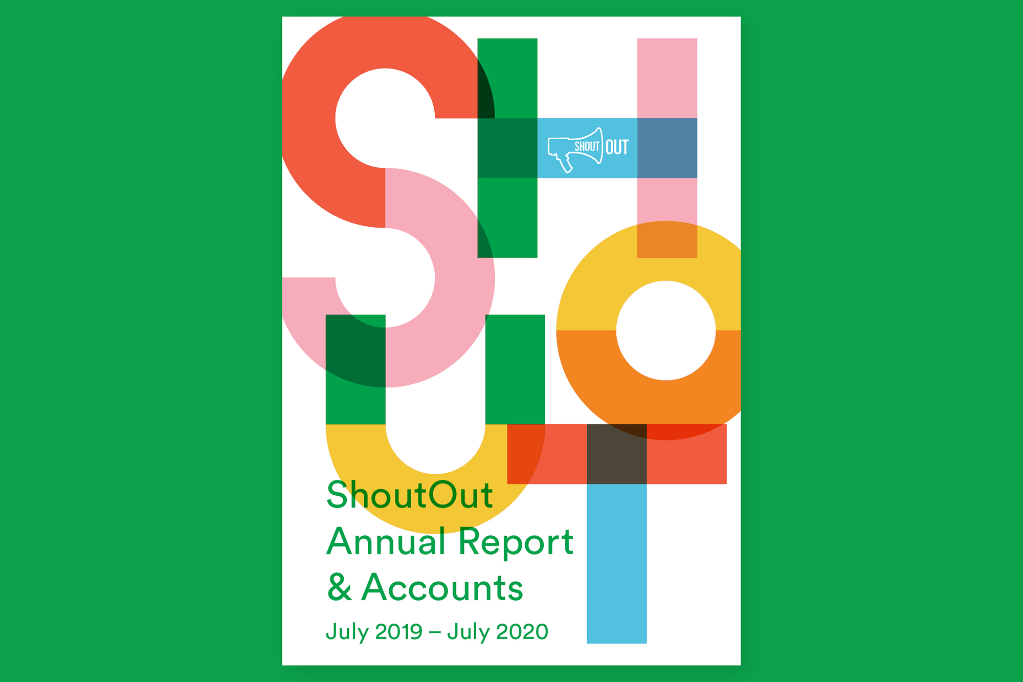 Cover image: ShoutOut Annual Report