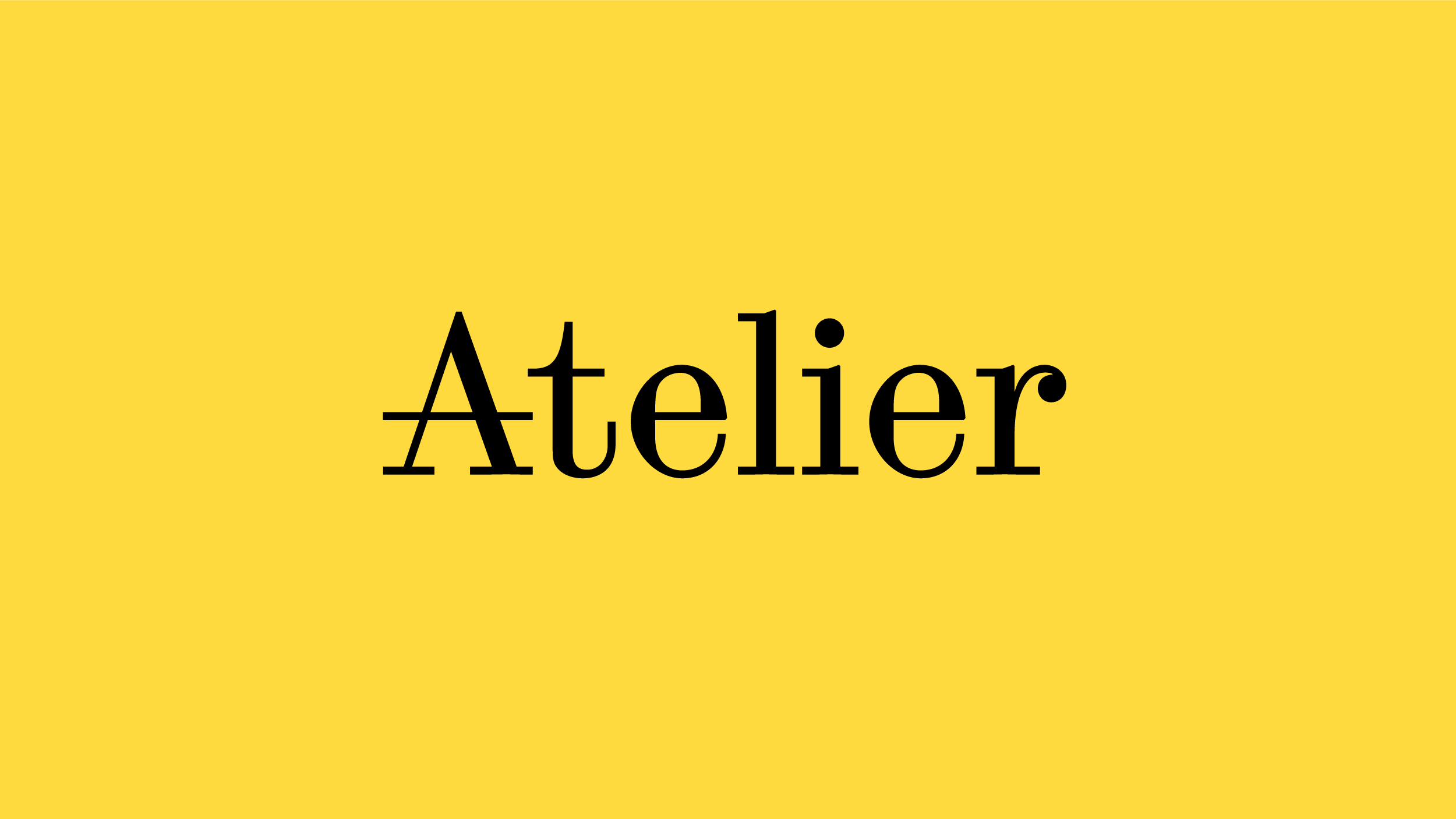 Cover image: Atelier