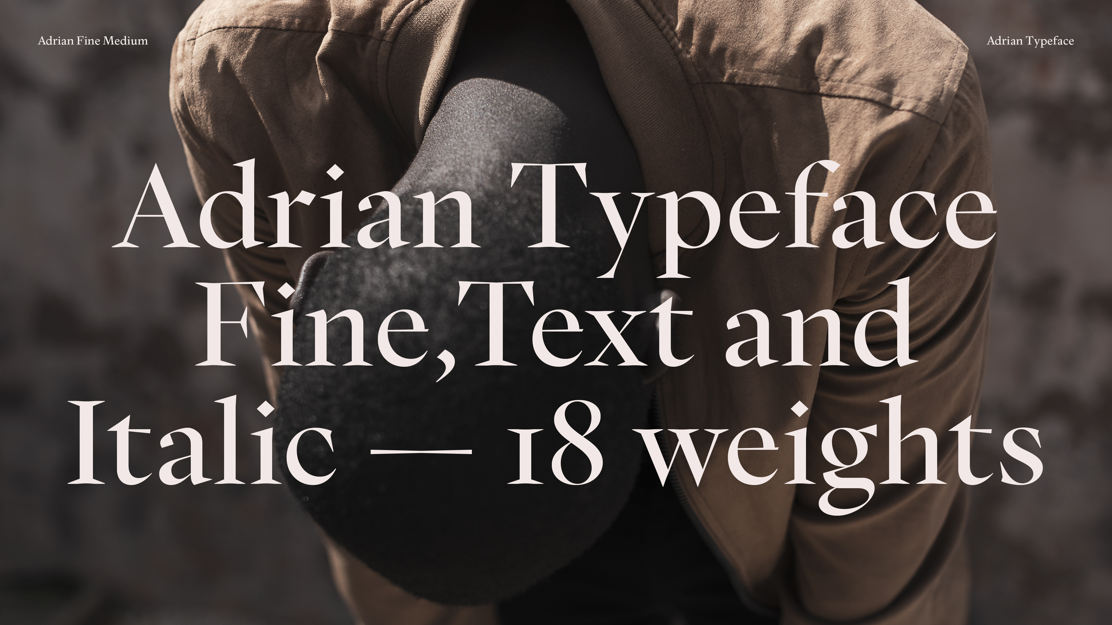 Cover image: The Adrian Brinkerhoff Poetry Foundation, Typeface