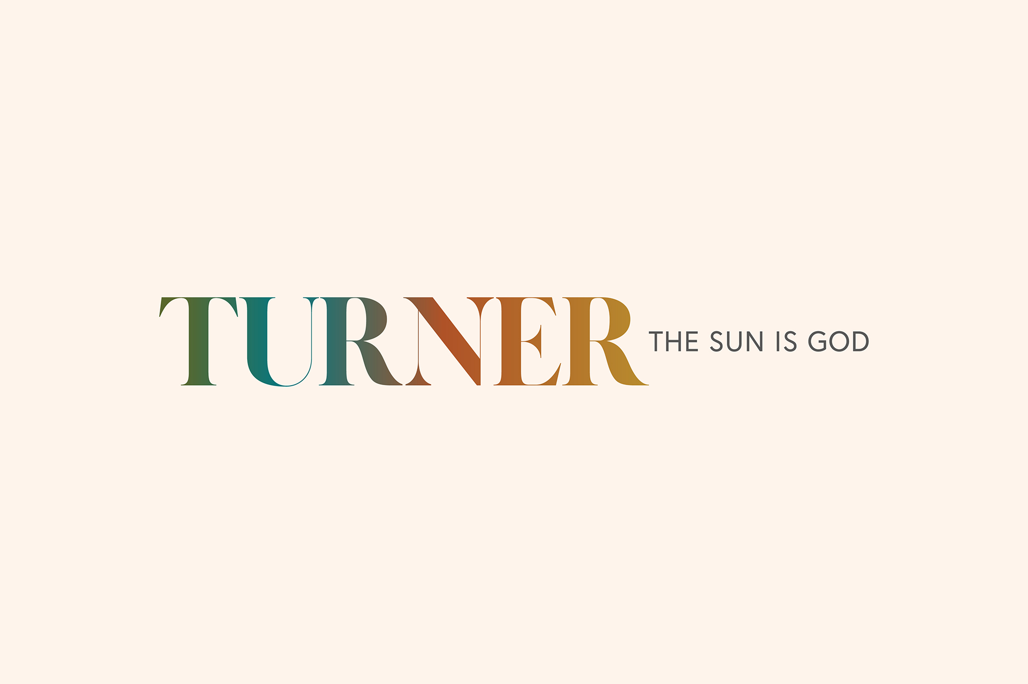Cover image: Turner - The Sun is God