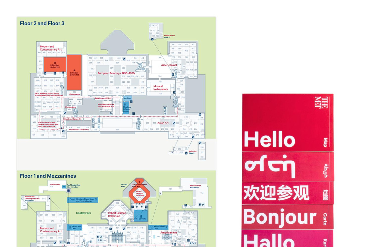Metropolitan Museum of Art Map Design – 100 Archive