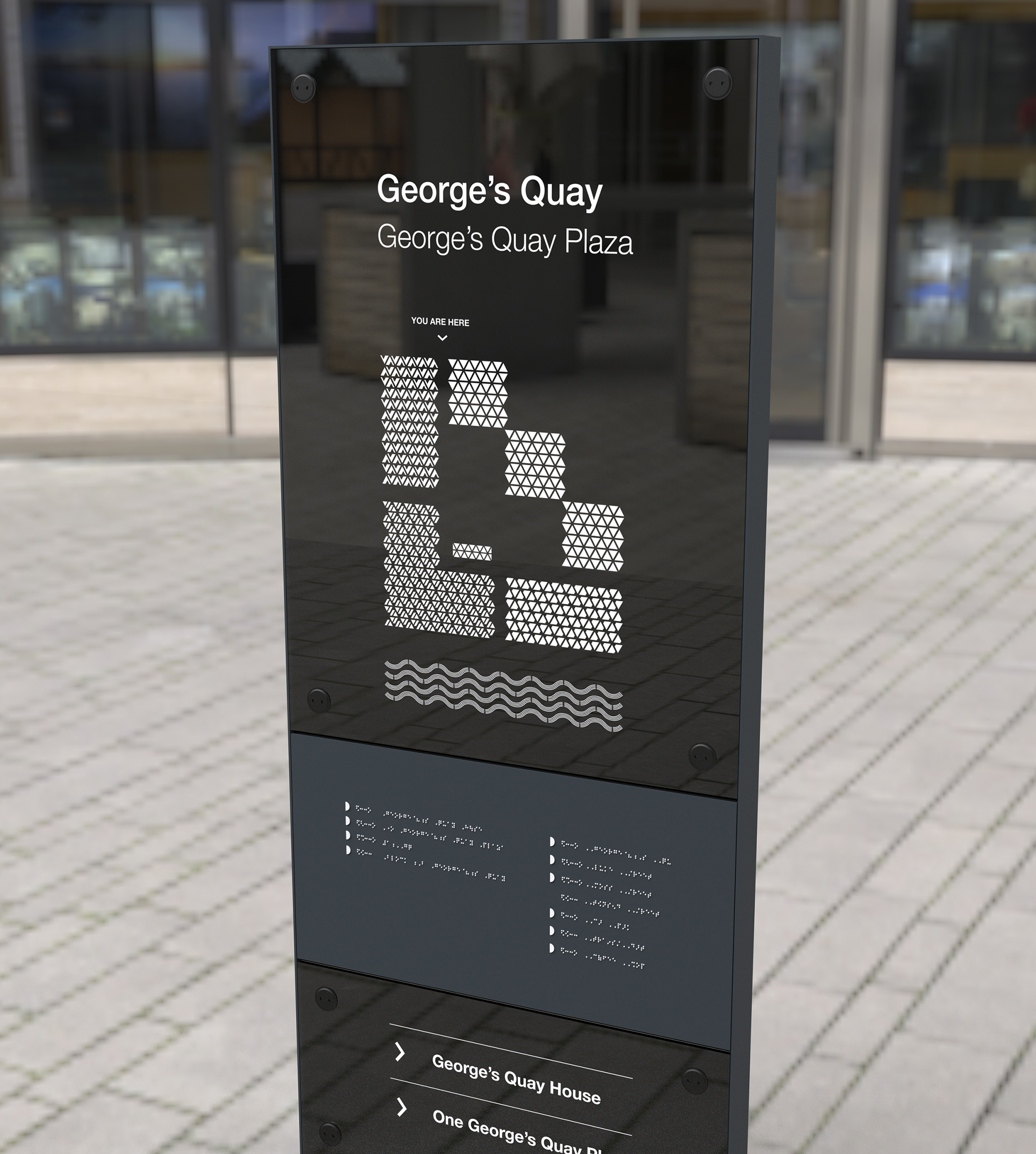 Cover image: George’s Quay Public Realm—Signage & Wayfinding