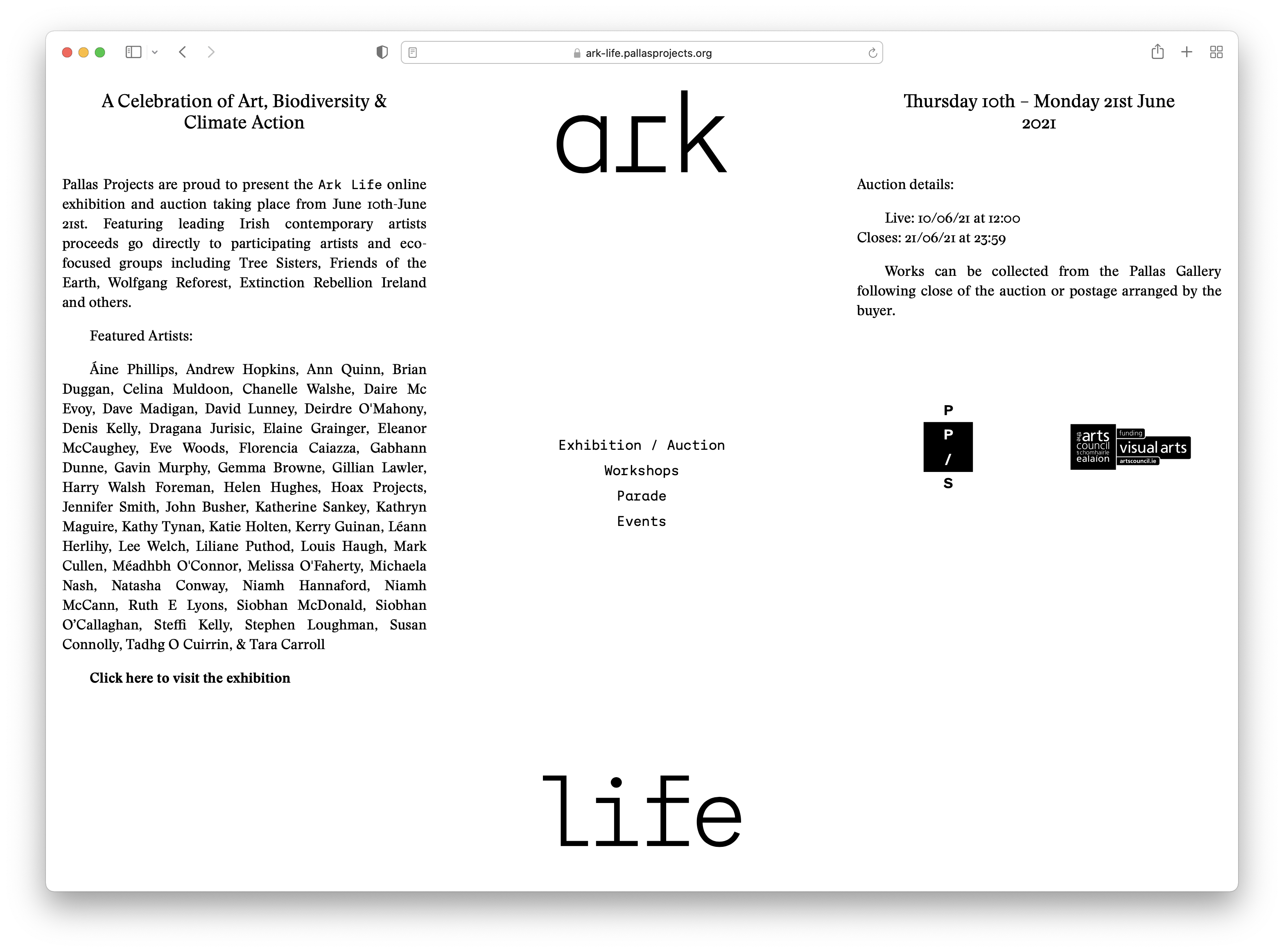 Cover image: Ark Life
