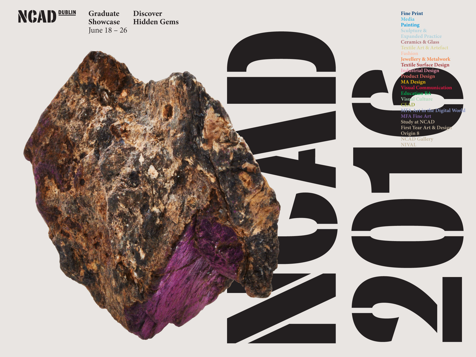 Cover image: NCAD Graduate Showcase