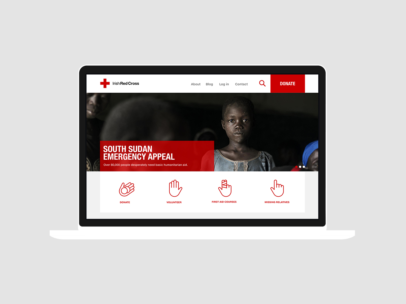 Cover image: Irish Red Cross Website Design