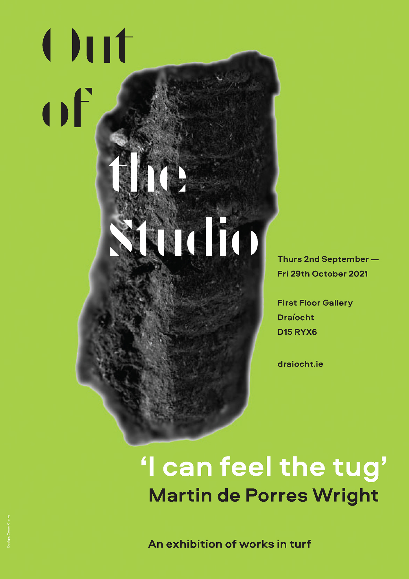 Cover image: 'Out of the Studio' poster, Martin de Porres Wright