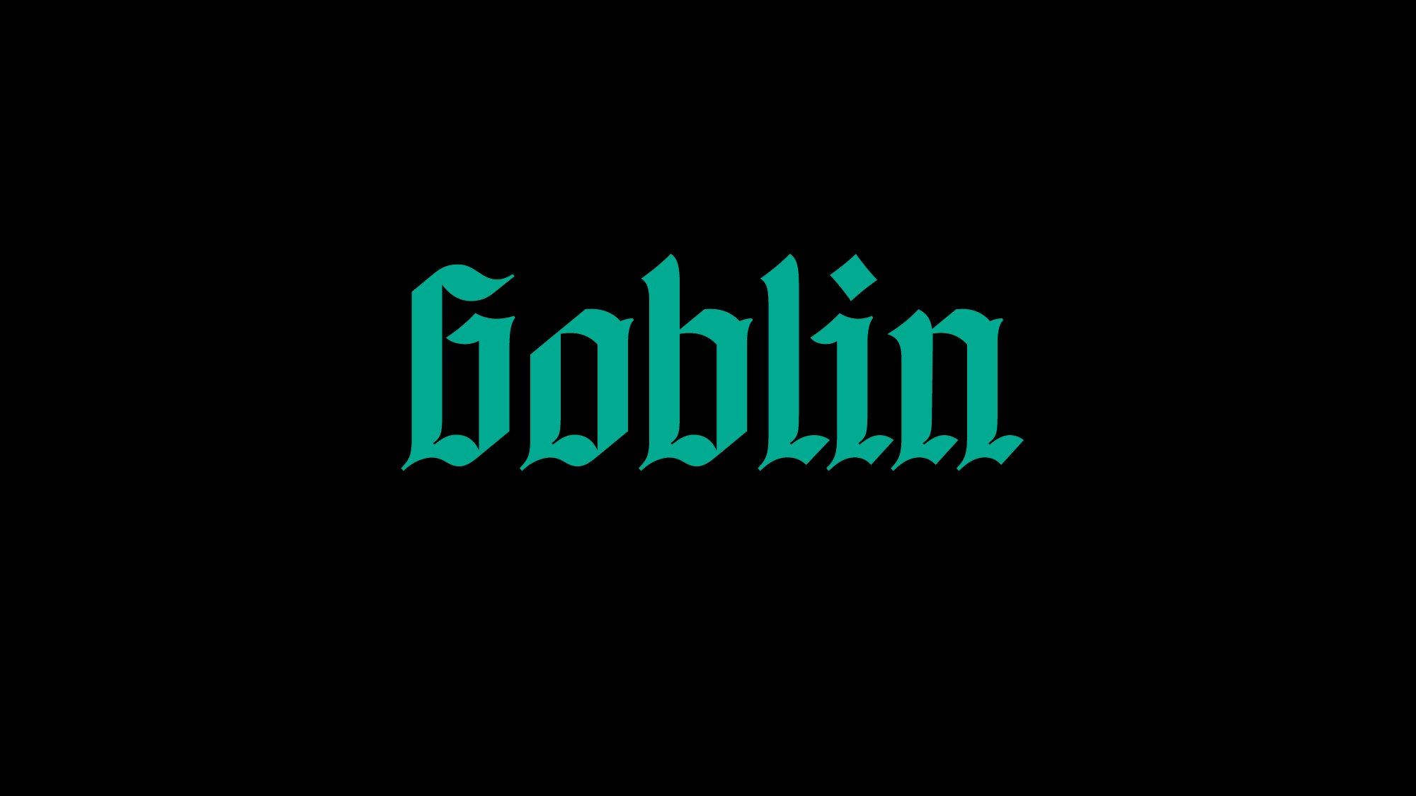 Cover image: Goblin Magazine Wordmark