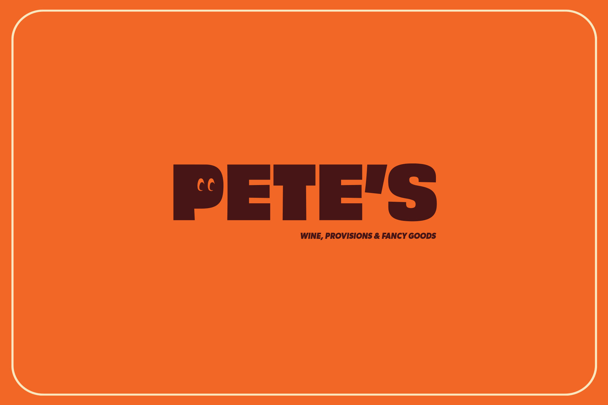 Cover image: Pete's
