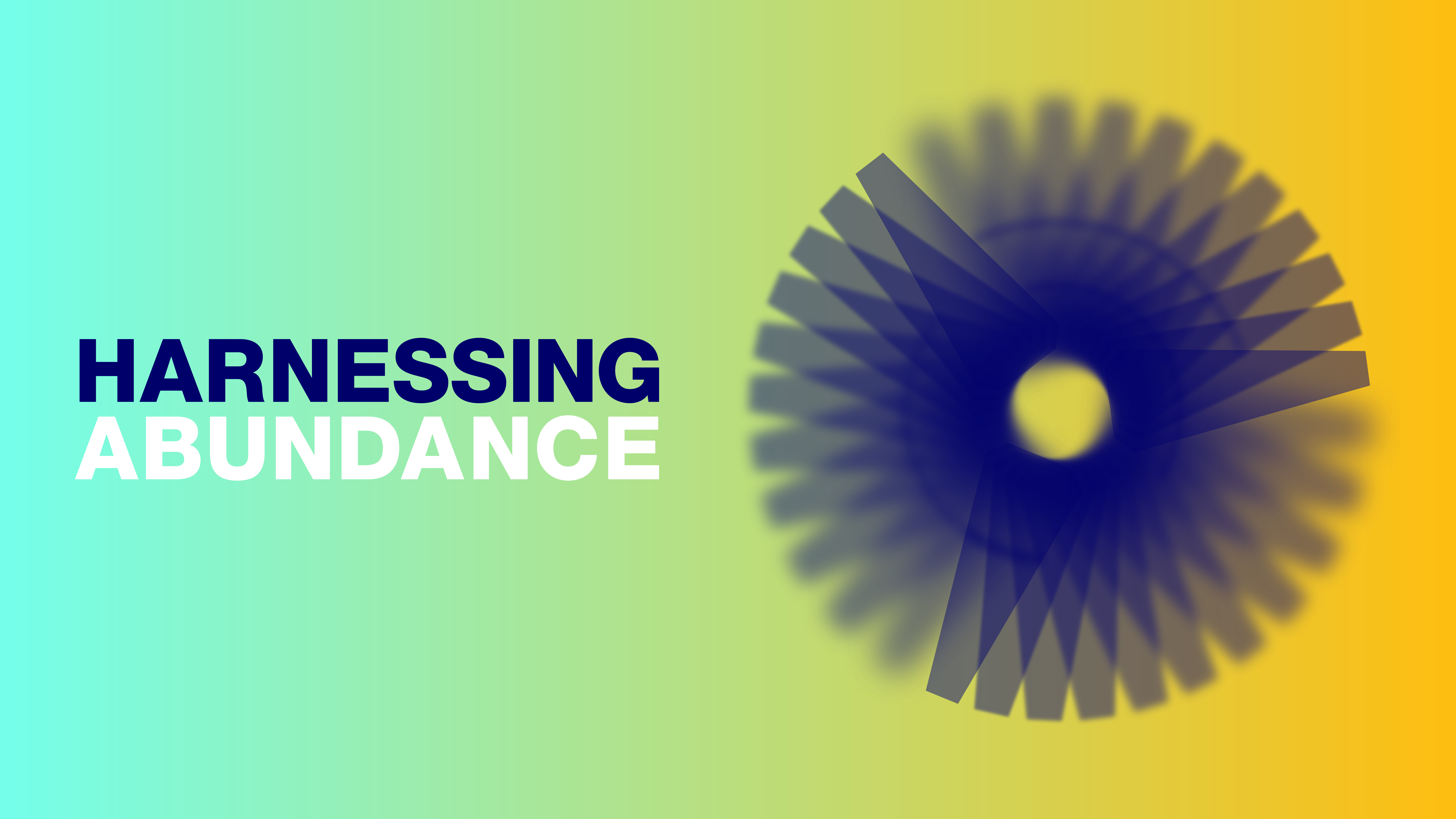 Cover image: Harnessing Abundance